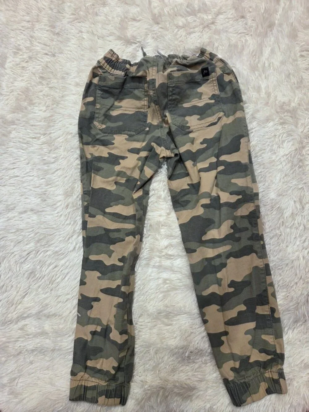 Art Class Camo Jogger Pants, Elastic Waist, Cargo‎ Pockets,  Size 6